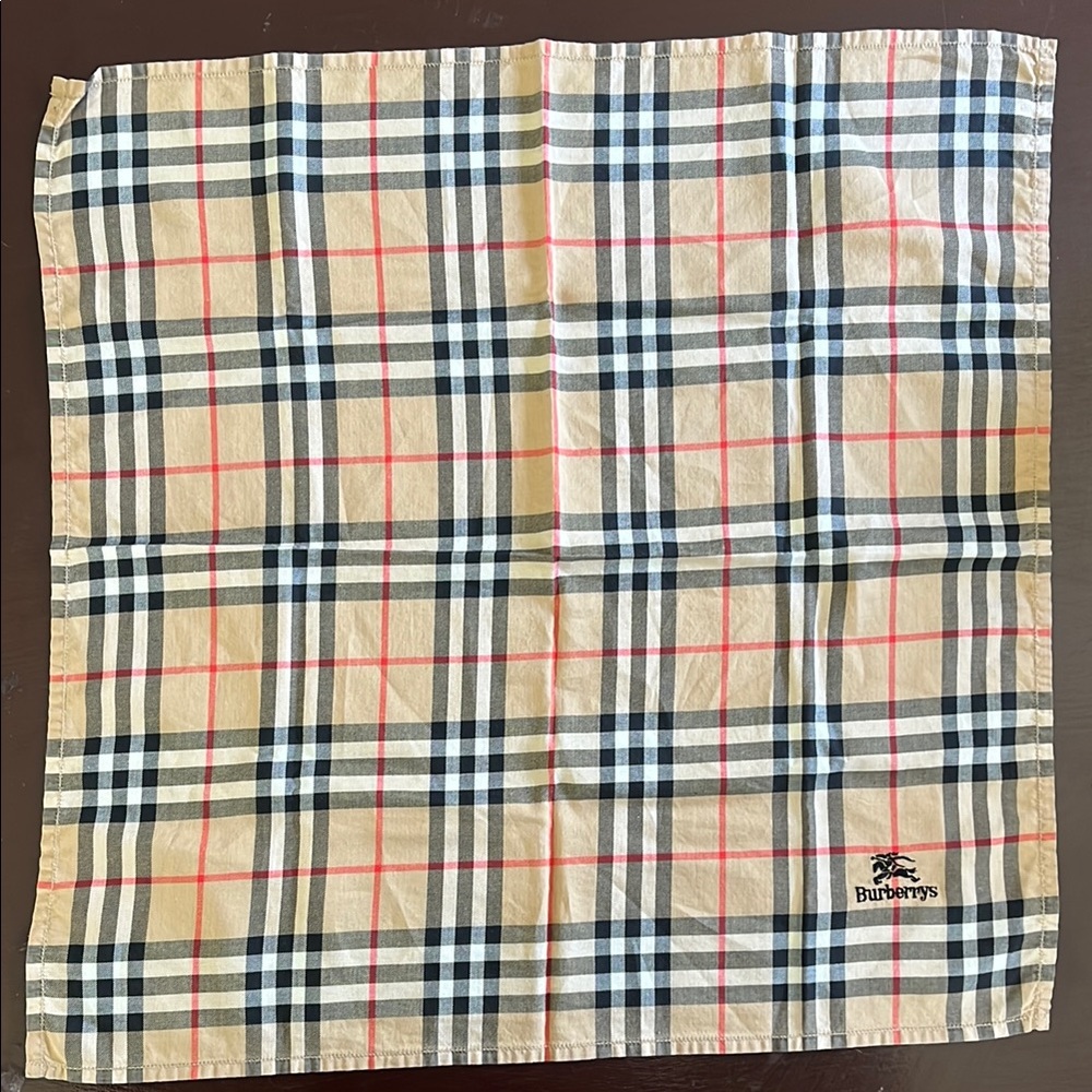 Burberry Vintage Checkered Handkerchief bundle of 3